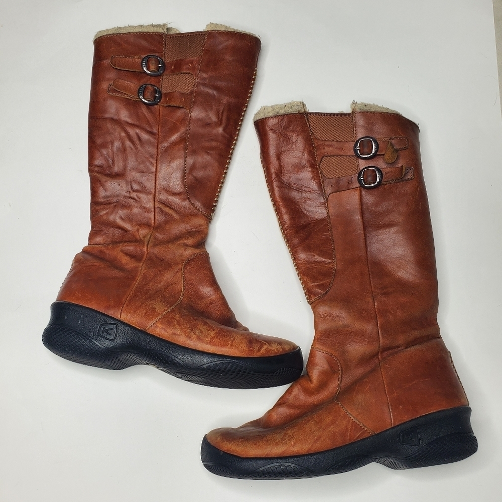 Keen Orla Zip Winter Boots Brown 6.5